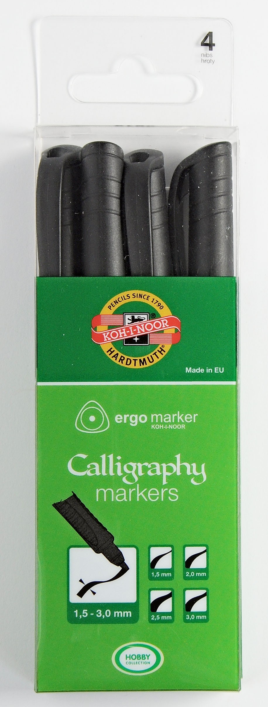 Set 4 markere caligrafice KOH-I-NOOR