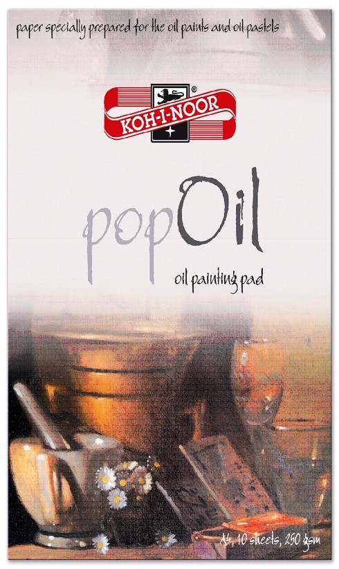 Bloc A4 pentru picturi in ulei KOH-I-NOOR POP OIL