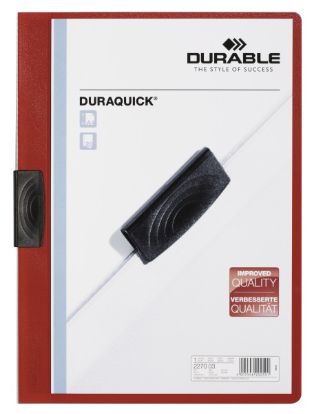 Dosar plastic cu clip Duraquick Durable