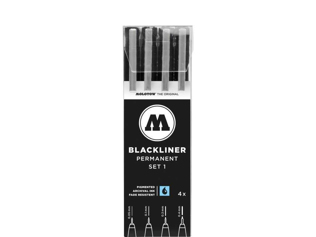 Blackliner Set 1 MOLOTOW