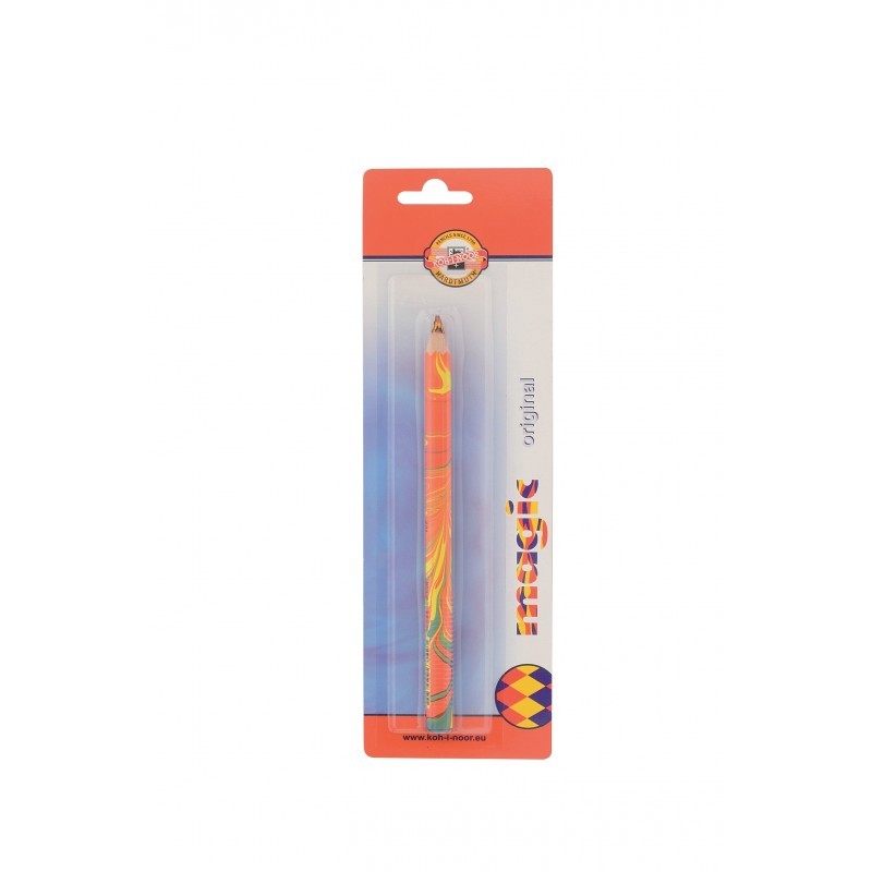 Creion colorat KOH-I-NOOR JUMBO MAGIC ORIGINAL, blister