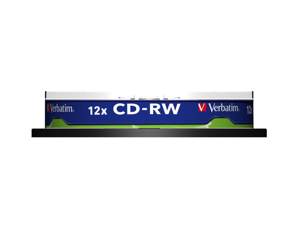 CD-RW VERBATIM 700 MB, 80 min, viteza 8-12x, spindle, 10 buc/set