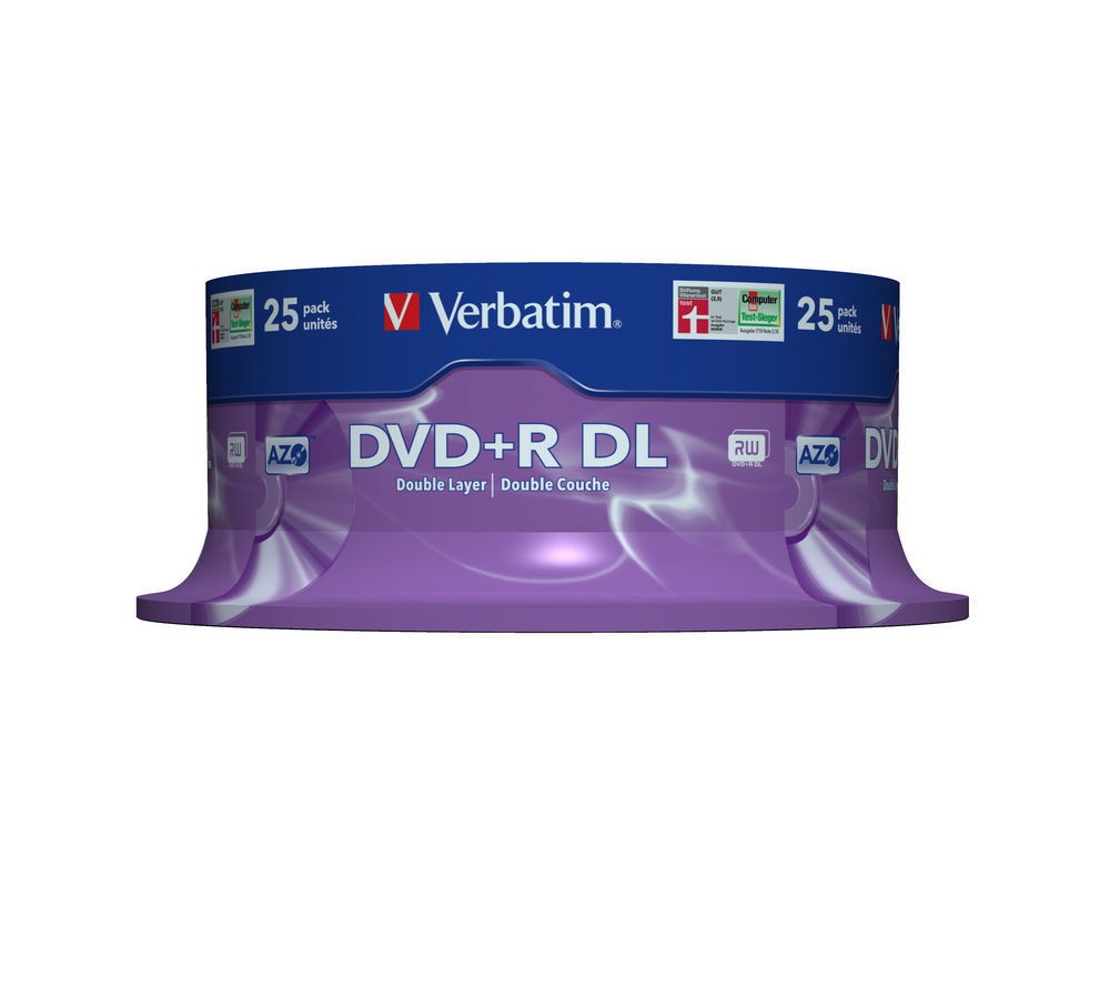 DVD+R VERBATIM 8.5 GB, 240 min, viteza 8x, Double Layer, spindle, 