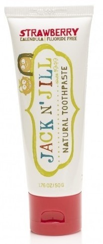 Pasta de dinti naturala pentru copii, capsuni organice - Jack n' Jill