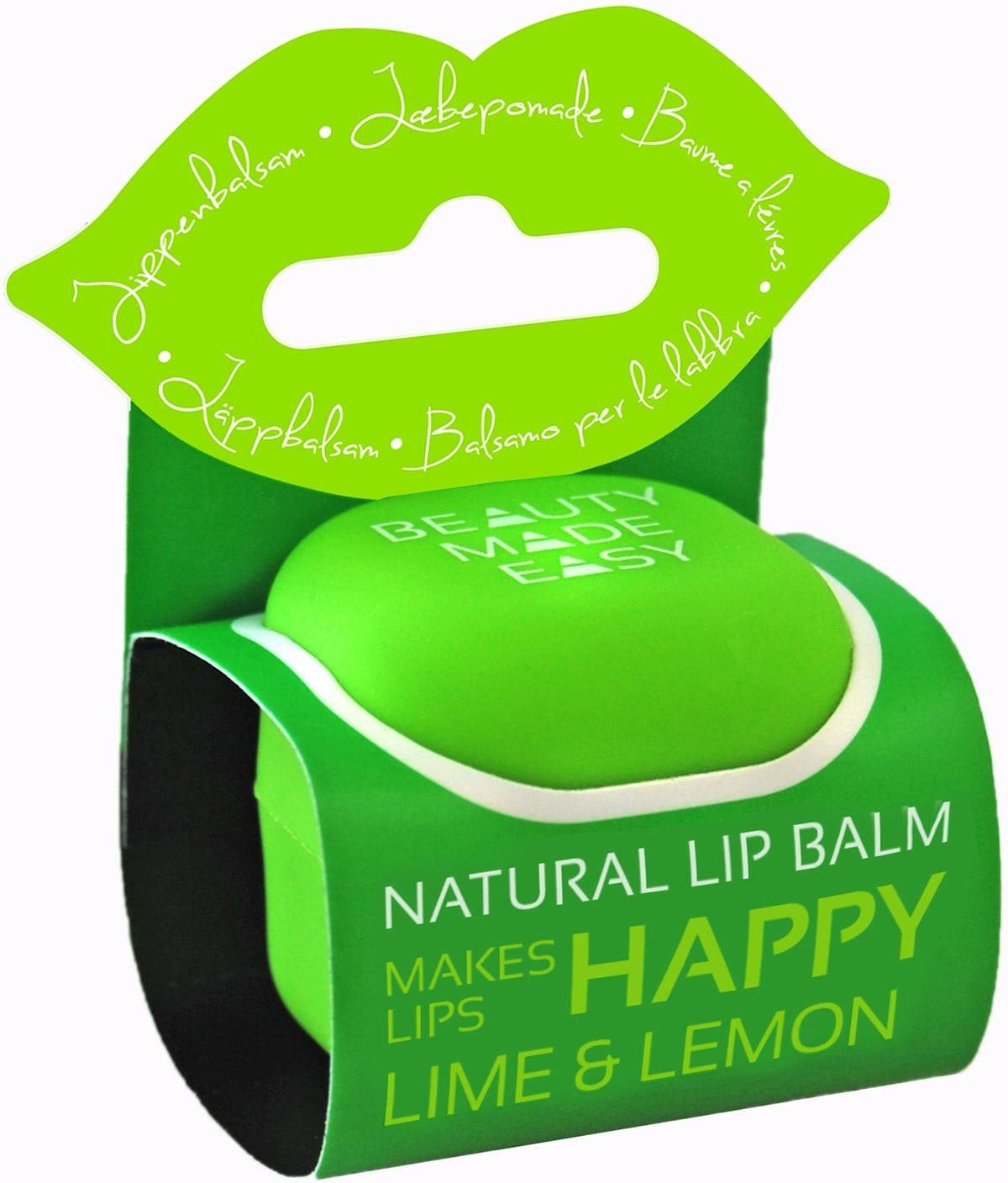 Balsam natural de buze cu lime si lamaie, 6.8 g, Beauty Made Easy