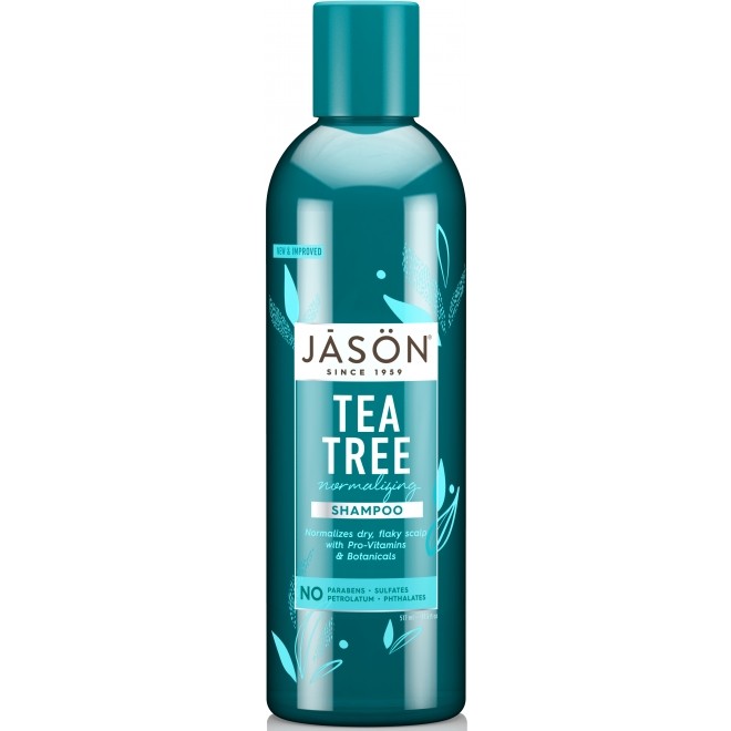 Sampon tratament cu tea tree, pentru scalp iritat, 517ml, Jason