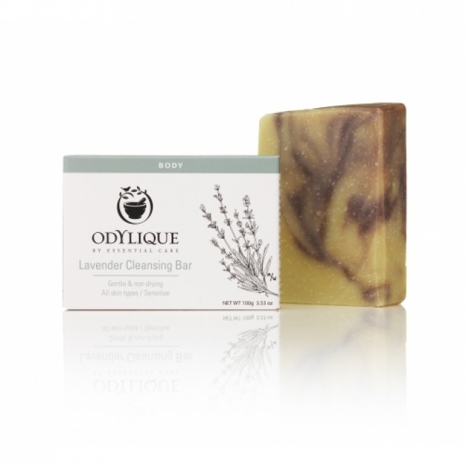 Sapun calmant cu lavanda, pentru piele iritata, Odylique by Essential Care, 100g