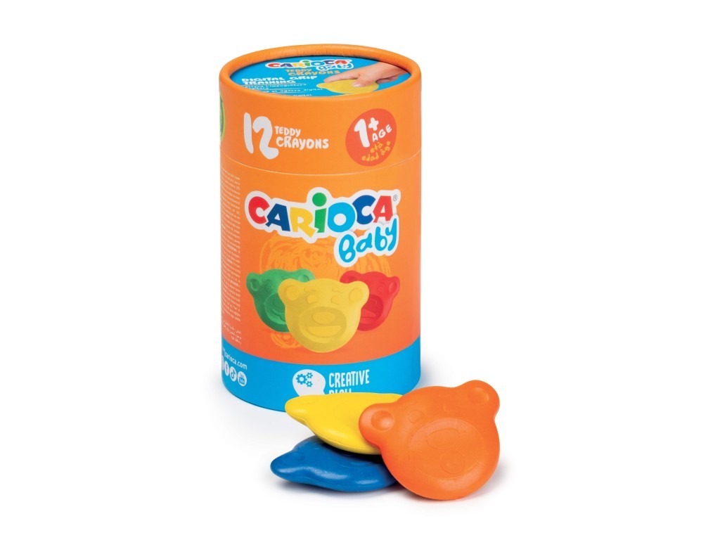 CARIOCA BABY TEDDY, 12 culori/tub carton