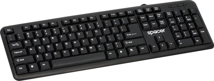 Tastatura Spacer SPKB-520, USB, negru