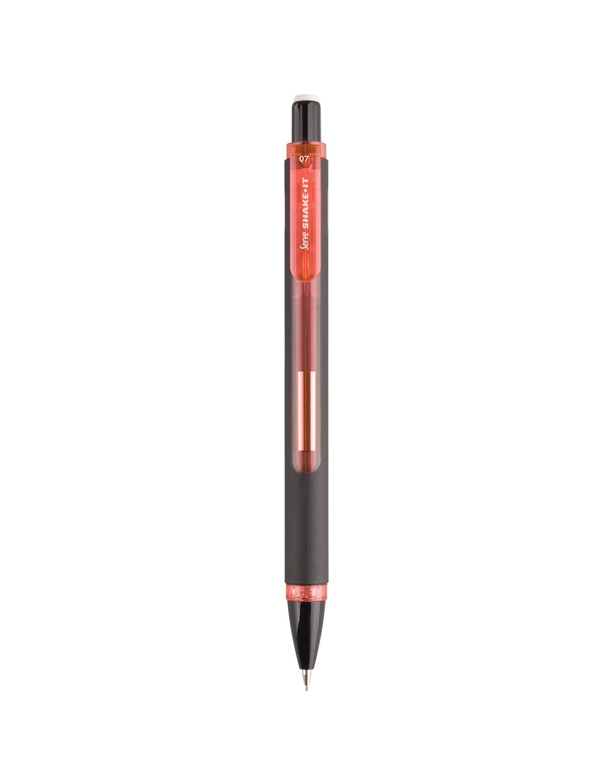 Creion mecanic SERVE SHAKE-IT 0,5mm, negru/roz