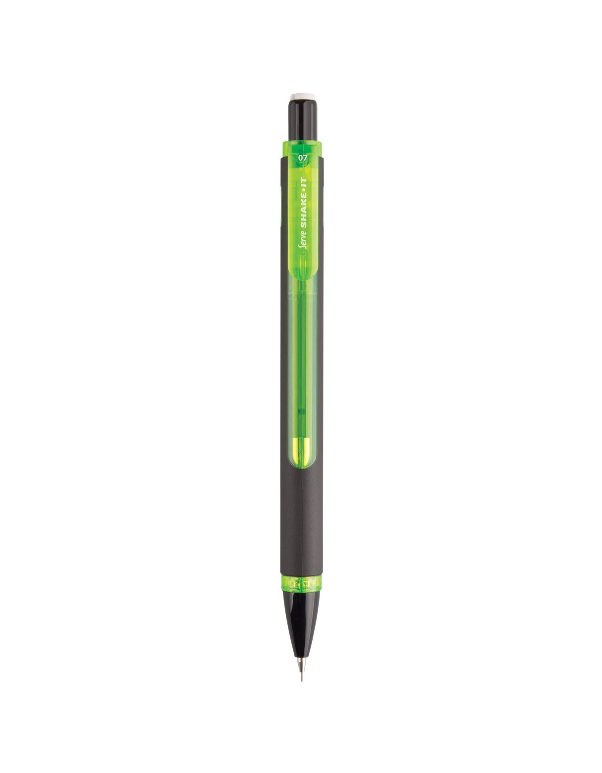 Creion mecanic SERVE SHAKE-IT 0,5mm, negru/verde