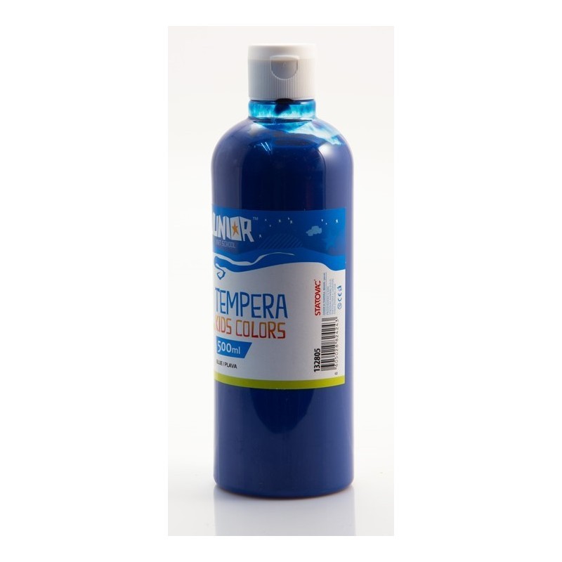 Tempera Junior 500 ml, albastru