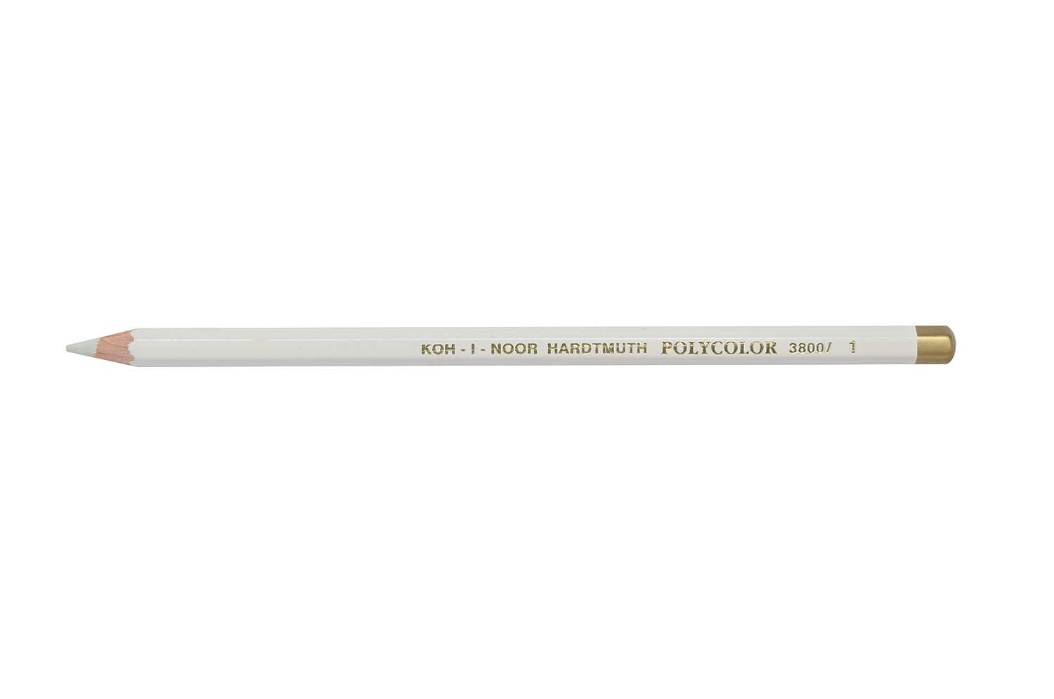 Creion colorat KOH-I-NOOR Polycolor, alb