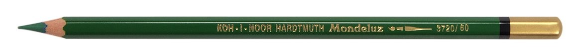 Creion colorat Mondeluz Aquarell KOH-I-NOOR, verde smarald