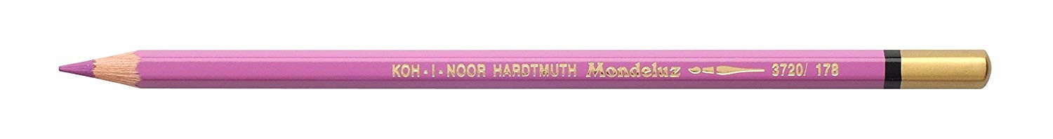 Creion colorat Mondeluz Aquarell KOH-I-NOOR, rosu violet