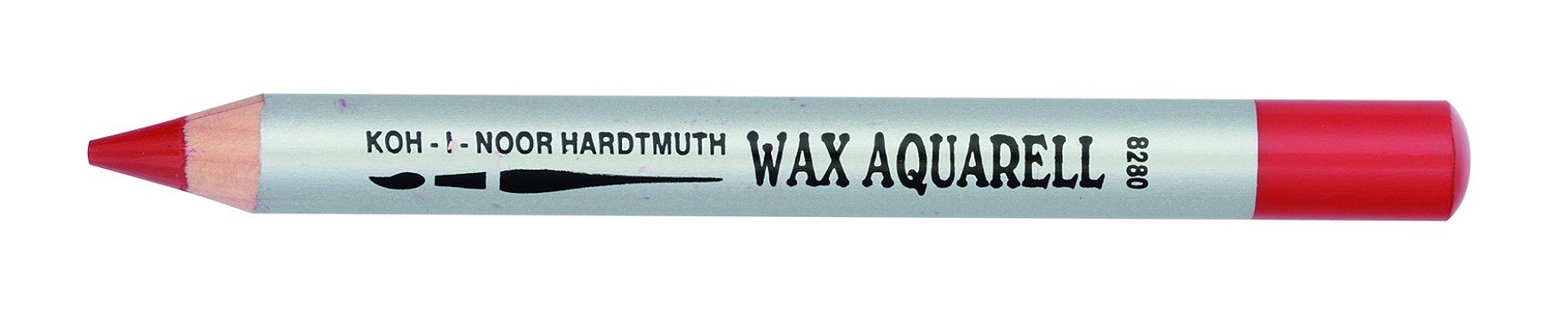 Creion colorat cerat Wax Aquarell KOH-I-NOOR, carmin