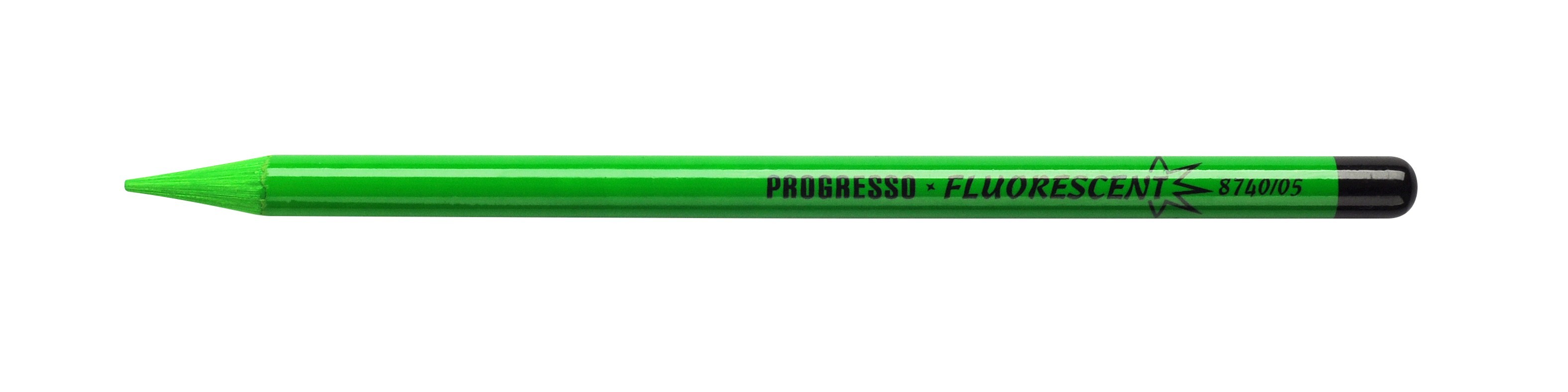 Creion colorat fara lemn KOH-I-NOOR PROGRESSO, verde fluorescent