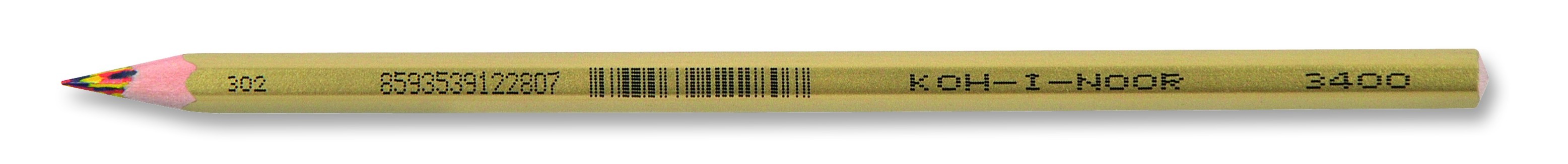 Creion colorat cu mina in 3 culori KOH-I-NOOR ARISTOCHROM