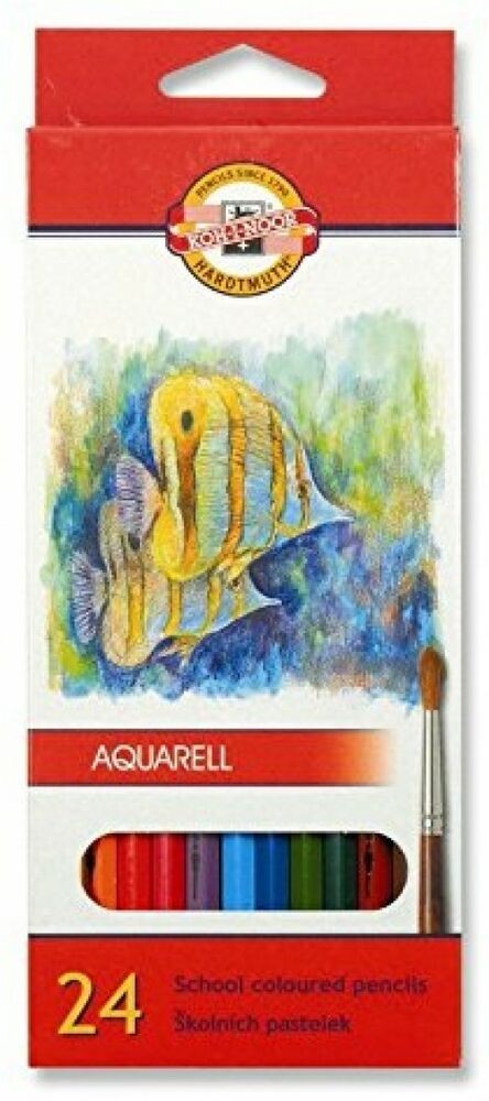 Set 24 creioane colorate KOH-I-NOOR Aquarell PESTI