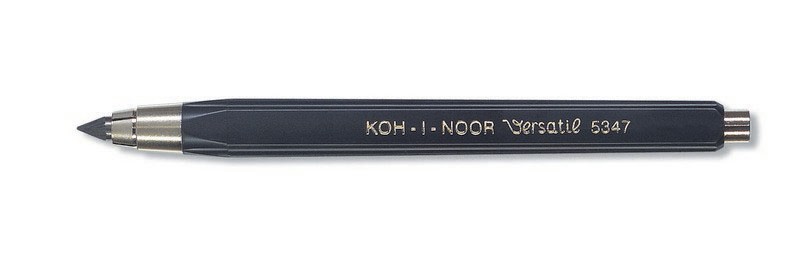 Creion mecanic 5,6 mm din plastic VERSATIL KOH-I-NOOR, negru