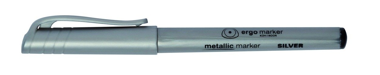 Marker metalic 2mm ARGINTIU KOH-I-NOOR