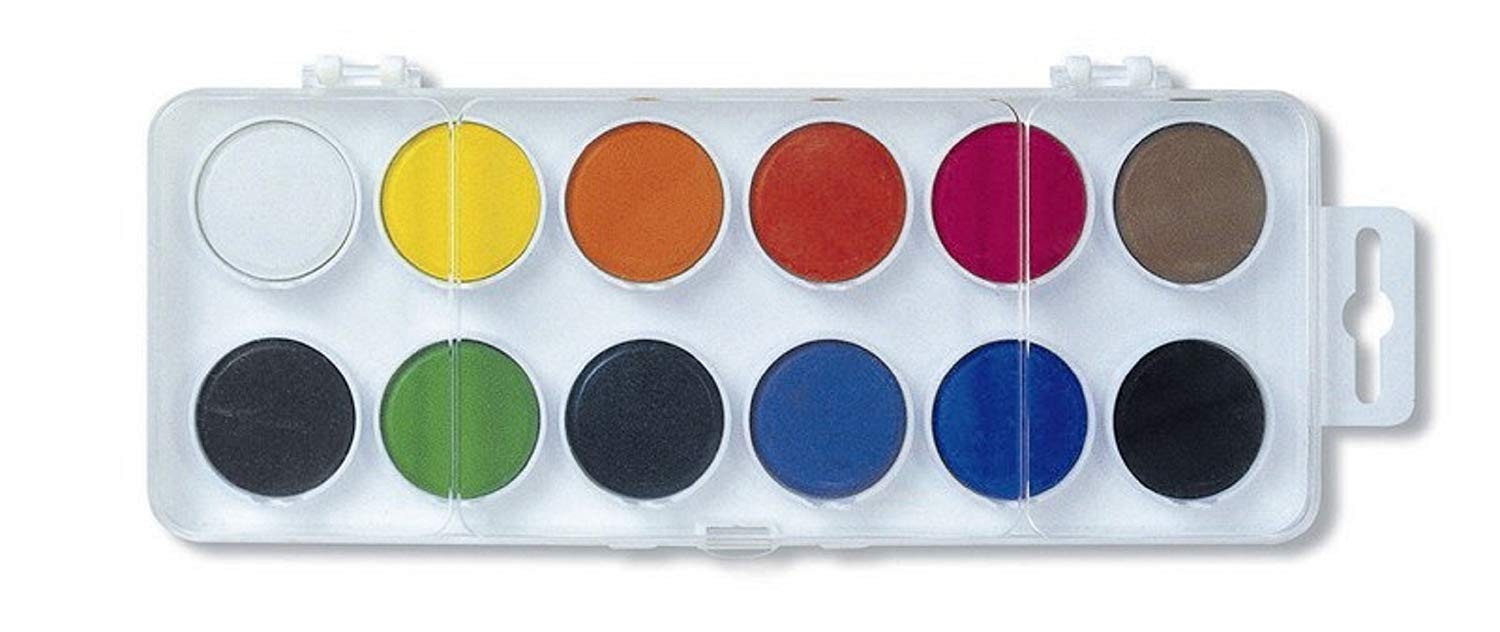 Set acuarela cu 12 pastile de culori KOH-I-NOOR