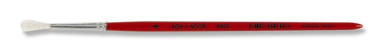 Pensula nr. 4 cu varf rotund KOH-I-NOOR, par capra
