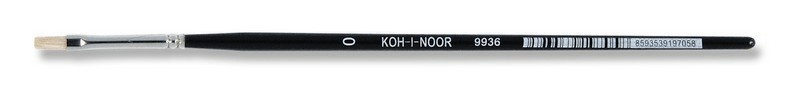 Pensula nr. 0 cu varf tesit KOH-I-NOOR, par porc