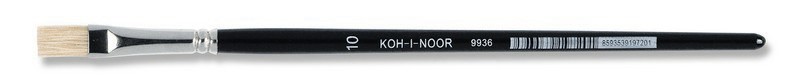 Pensula nr. 10 cu varf tesit KOH-I-NOOR, par porc