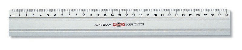 Rigla metal KOH-I-NOR 30 cm