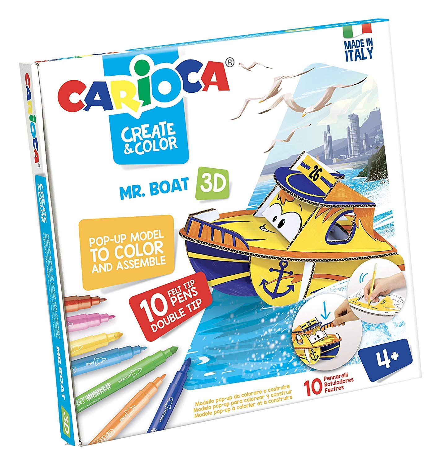 Set 3D + 10 carioci Mr. Boat CARIOCA