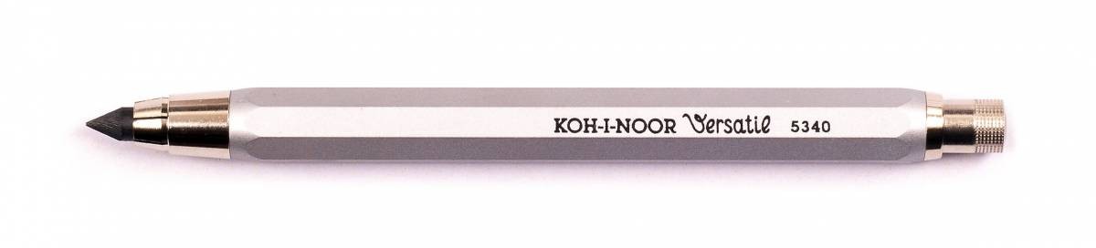 Creion mecanic metalic 5,6 mm KOH-I-NOOR, argintiu