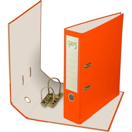 Biblioraft A4, PP, 75 mm, portocaliu