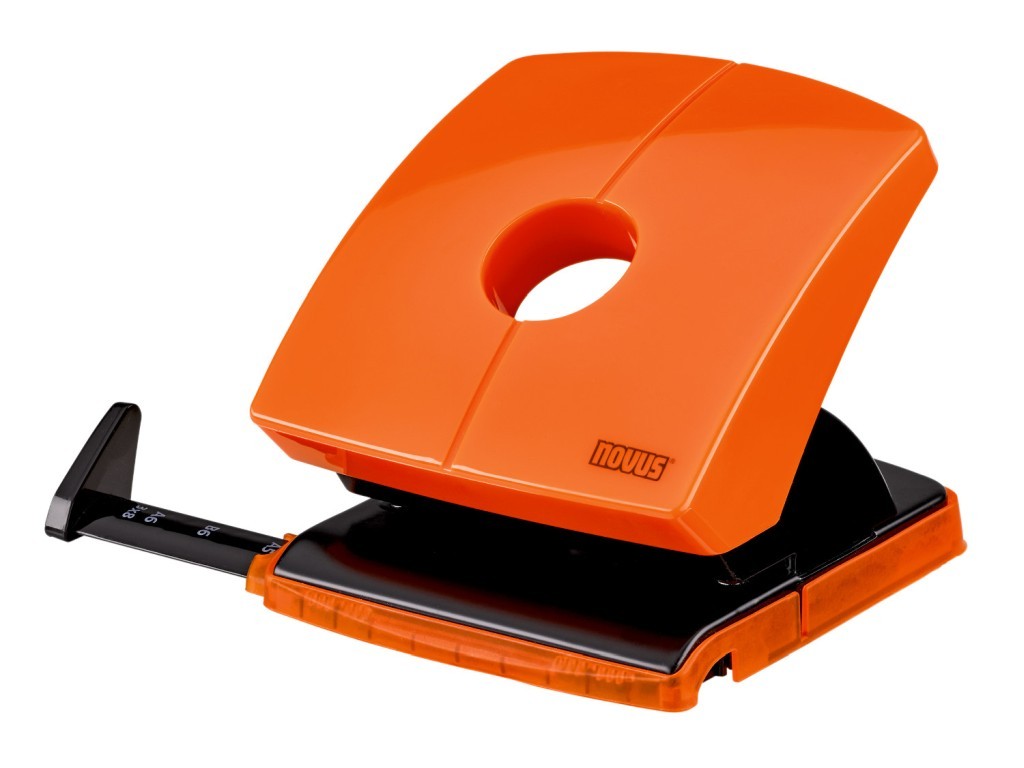 Perforator Novus B230 Color ID, 30 file, portocaliu