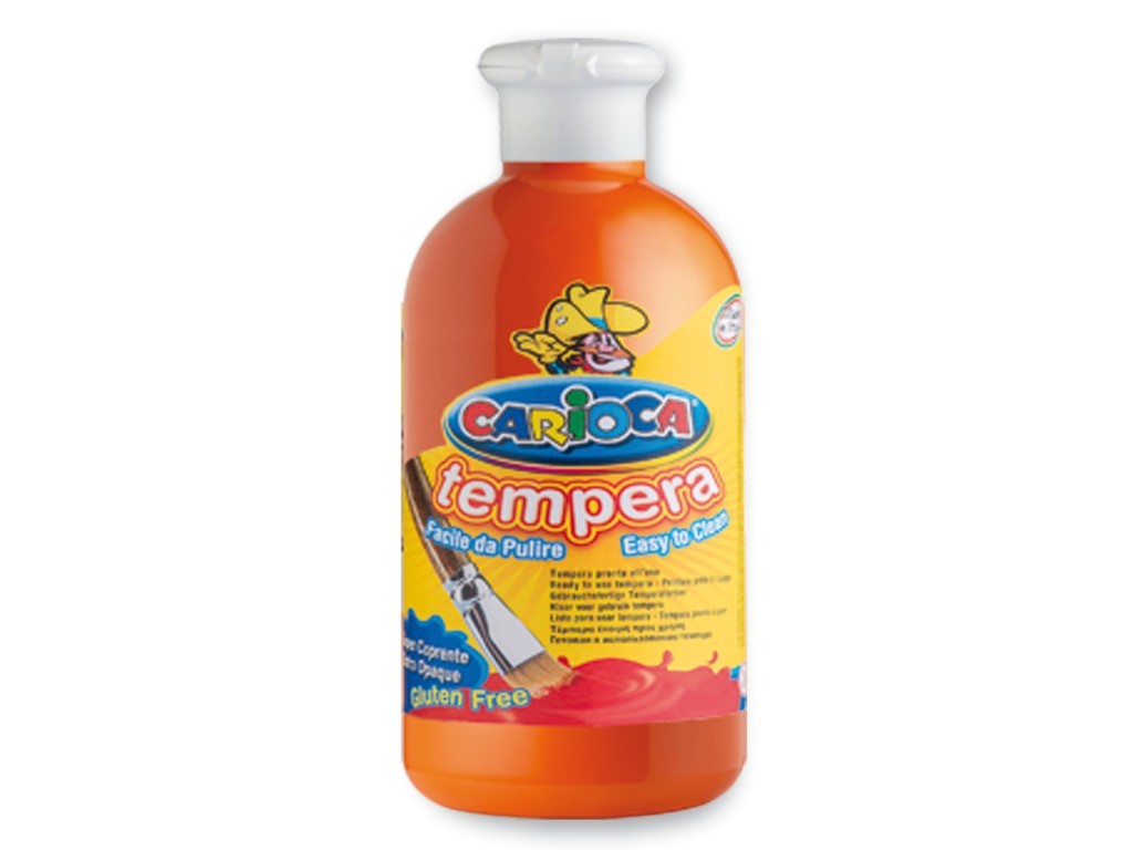 Tempera Carioca Ready, 500 ml, portocaliu