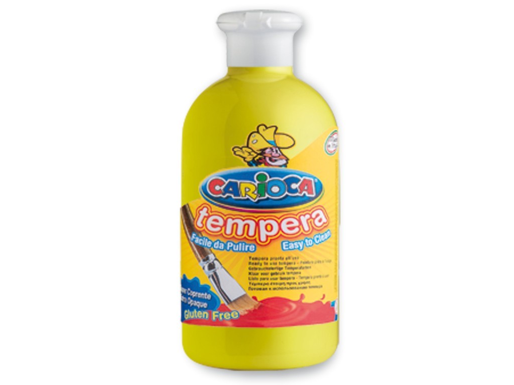 Tempera Carioca Ready, 500 ml, galben pal