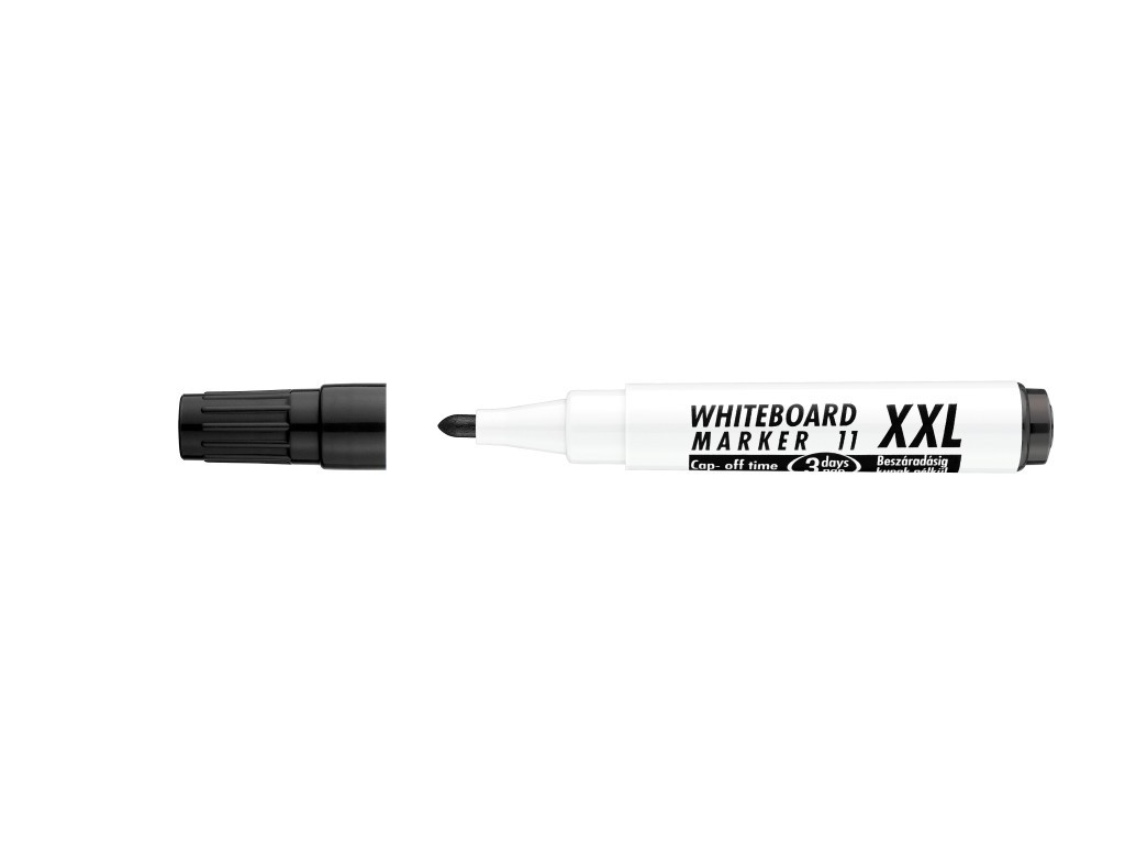Marker pentru whiteboard ICO 11 XXL, varf rotund, 1 - 3 mm, negru