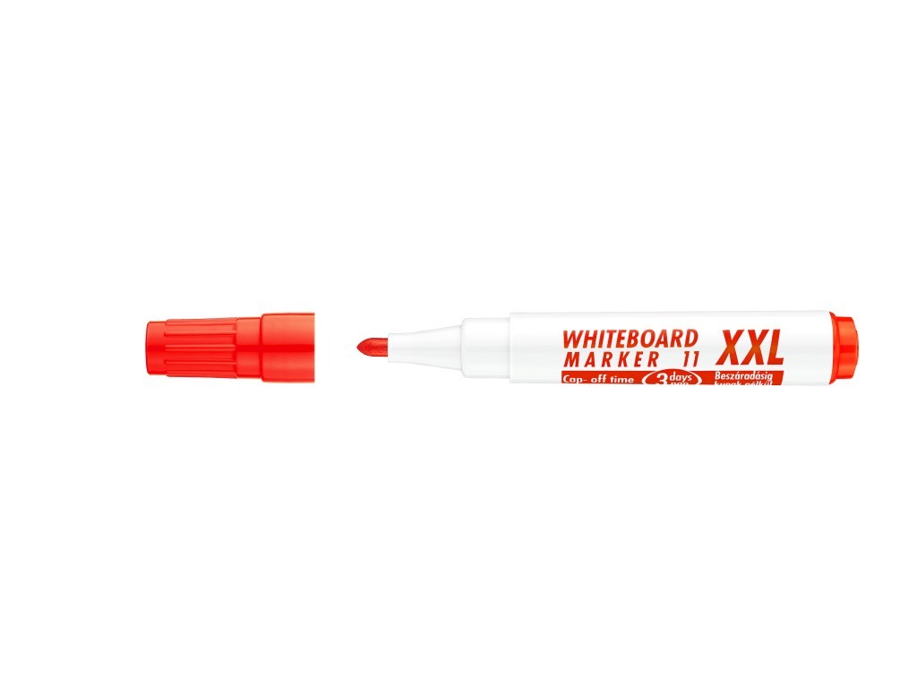 Marker pentru whiteboard ICO 11 XXL, varf rotund, 1 - 3 mm, rosu