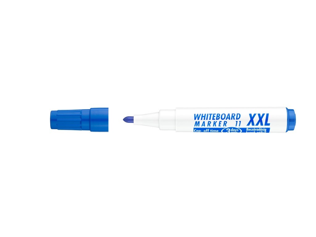 Marker pentru whiteboard ICO 11 XXL, varf rotund, 1 - 3 mm, albastru
