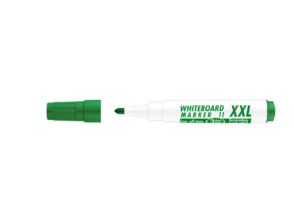 Marker pentru whiteboard ICO 11 XXL, varf rotund, 1 - 3 mm, verde