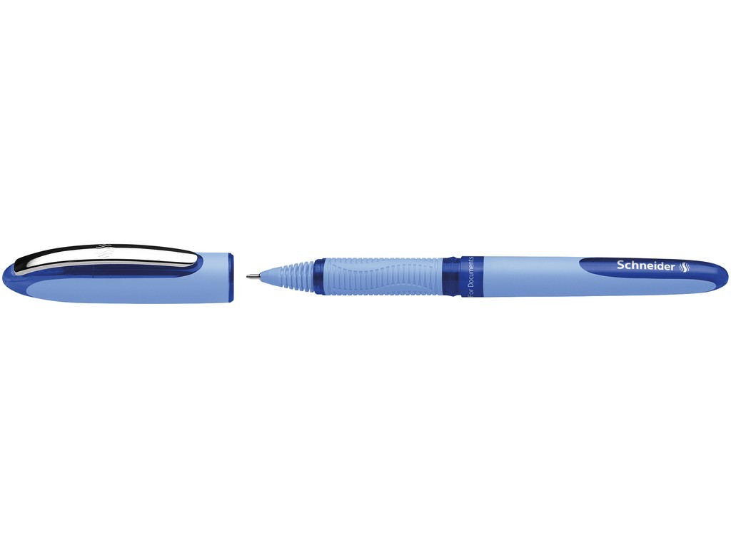 Roller cu cerneala SCHNEIDER One Hybrid N, needle point 0.3mm - scriere albastra