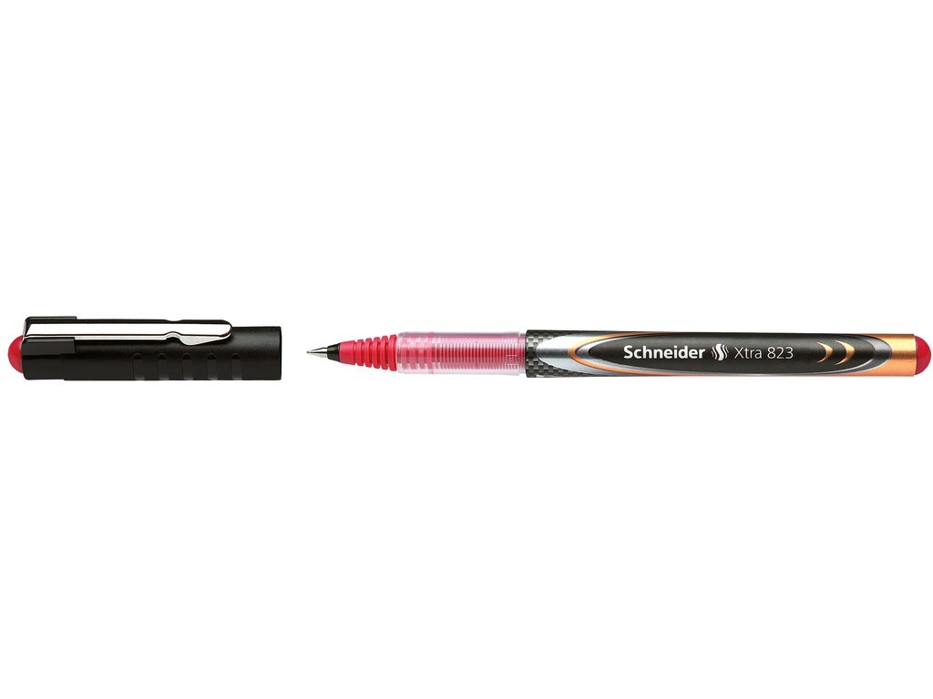 Roller cu cerneala SCHNEIDER Xtra 823, ball point 0.3mm - scriere rosie