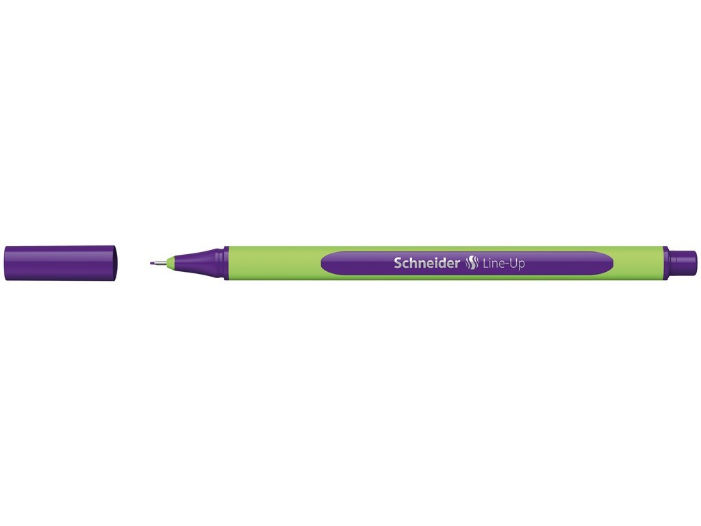 Liner SCHNEIDER Line-Up, rubber grip, varf fetru 0.4mm - violet