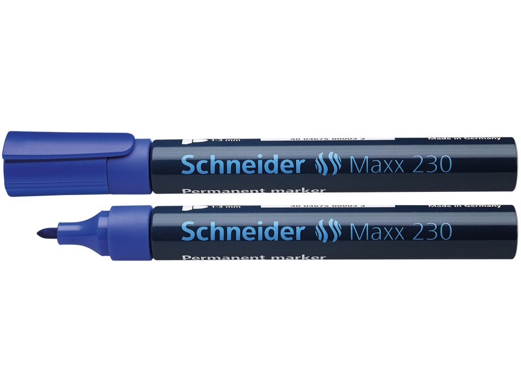 Marker permanent Schneider Maxx 230 - albastru