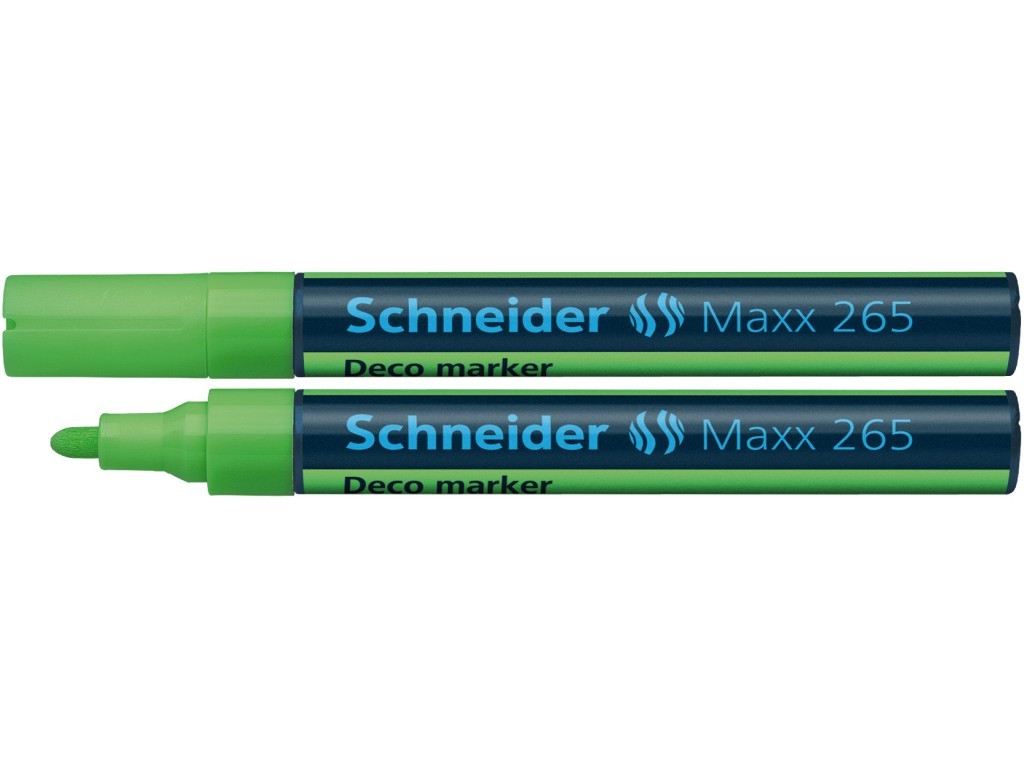 Marker cu creta lichida Schneider Maxx 265 - verde