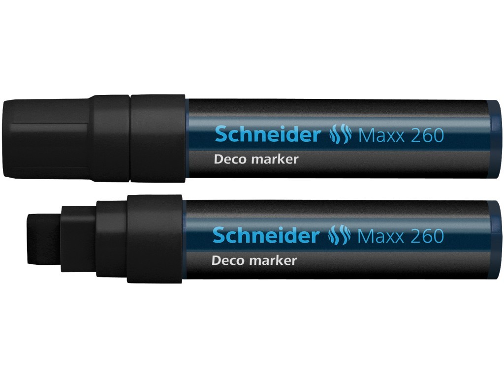 Marker cu creta lichida Schneider Maxx 260 - negru