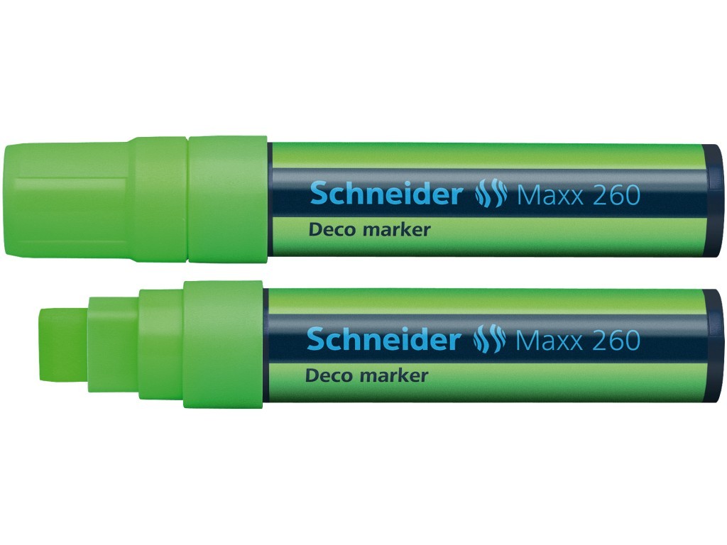 Marker cu creta lichida Schneider Maxx 260 - verde