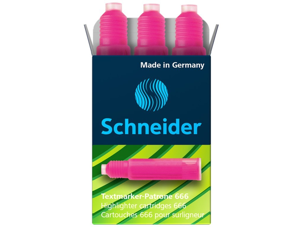 Rezerva Schneider Maxx Eco 666, 3 buc/set - roz
