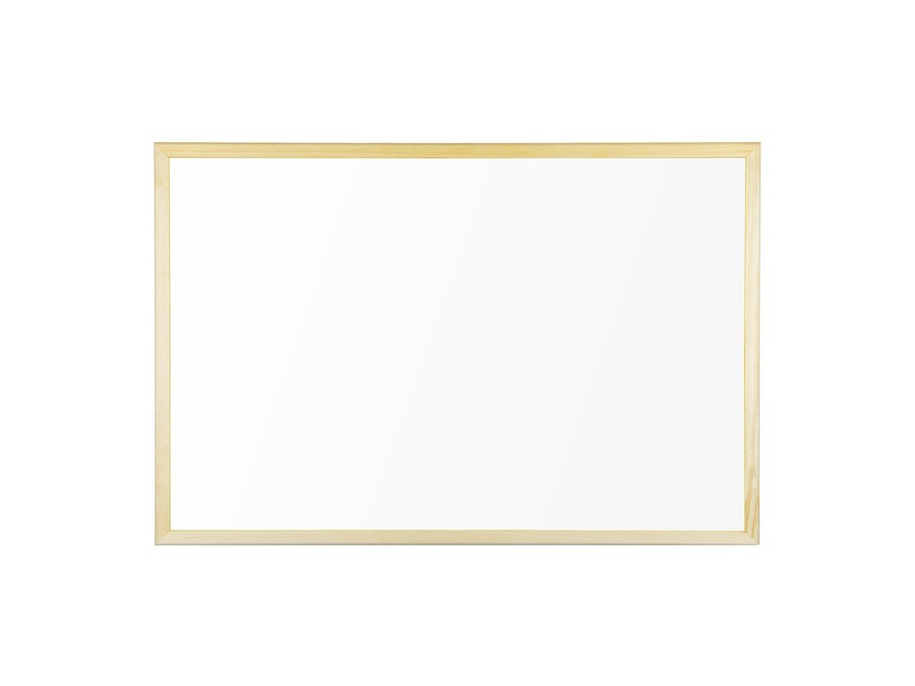 Whiteboard magnetic cu rama din lemn 60 x 40 cm Bi-silque
