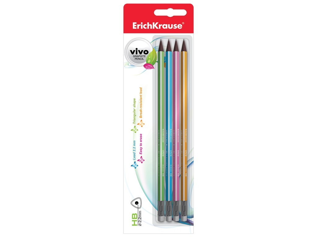 Set creioane HB Vivo, 4 buc
